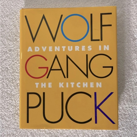 Vintage Wolfgang Puck Adventures In The Kitchen Hardcover Cookbook - Picture 1 of 13